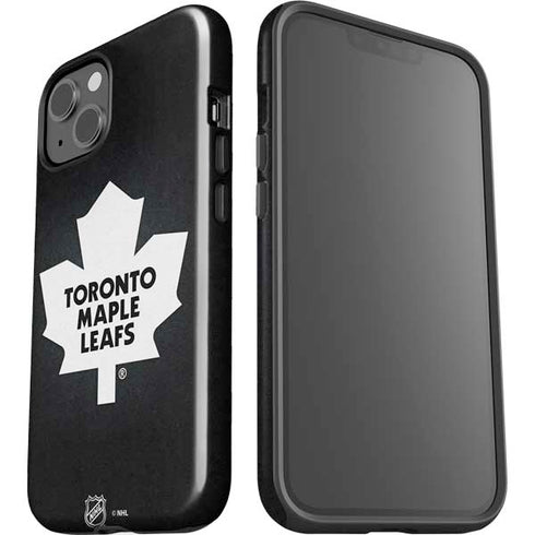 NHL Toronto Maple Leafs Black Background iPhone 14 Impact Case