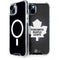 NHL Toronto Maple Leafs Black Background iPhone 15 Plus MagSafe Case