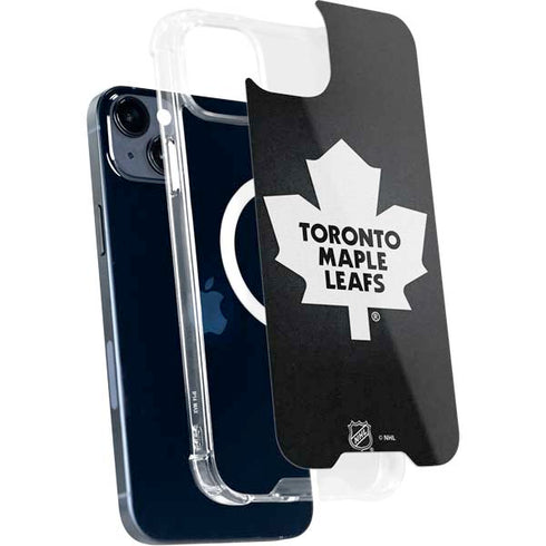 NHL Toronto Maple Leafs Black Background iPhone 15 Plus MagSafe Case