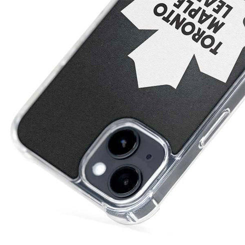 NHL Toronto Maple Leafs Black Background iPhone 15 Plus MagSafe Case
