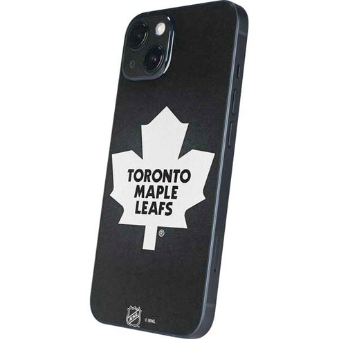 NHL Toronto Maple Leafs Black Background iPhone 14 Plus Skin