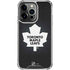 NHL Toronto Maple Leafs Black Background iPhone 15 Pro Clear Case