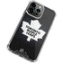 NHL Toronto Maple Leafs Black Background iPhone 15 Pro Clear Case