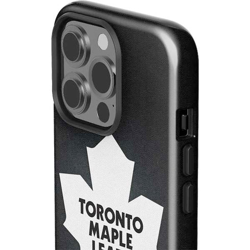 NHL Toronto Maple Leafs Black Background iPhone 14 Pro Impact Case