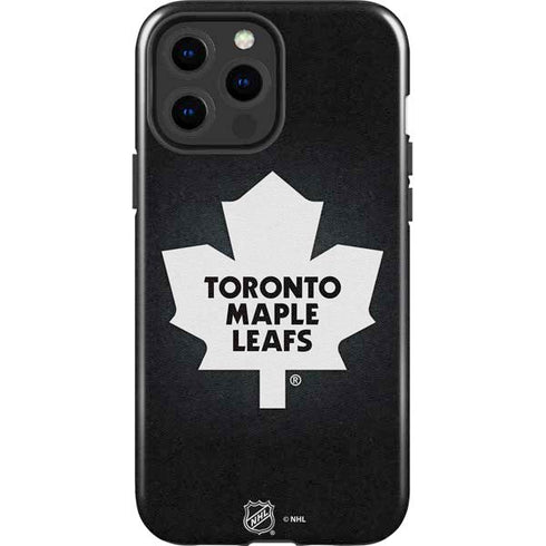 NHL Toronto Maple Leafs Black Background iPhone 14 Pro Max Impact Case
