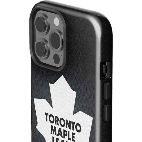 NHL Toronto Maple Leafs Black Background iPhone 14 Pro Max Impact Case