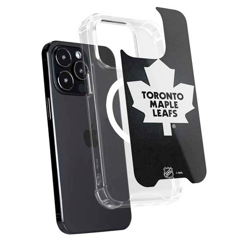 NHL Toronto Maple Leafs Black Background iPhone 15 Pro Max MagSafe Case
