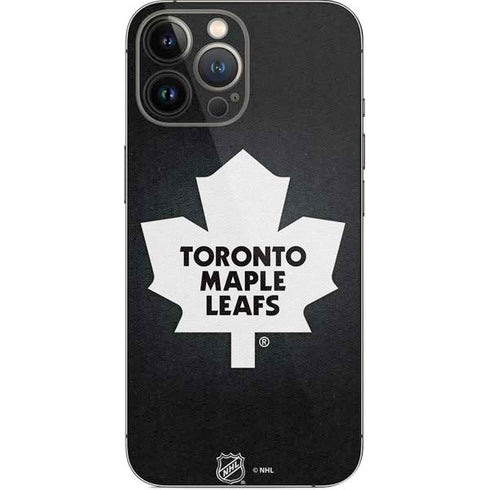 NHL Toronto Maple Leafs Black Background iPhone 14 Pro Max Skin