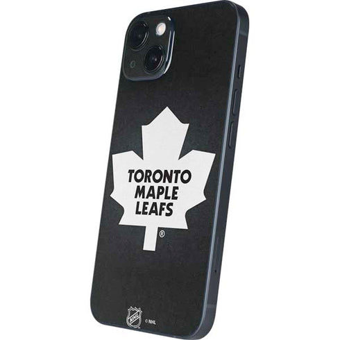 NHL Toronto Maple Leafs Black Background iPhone 14 Skin