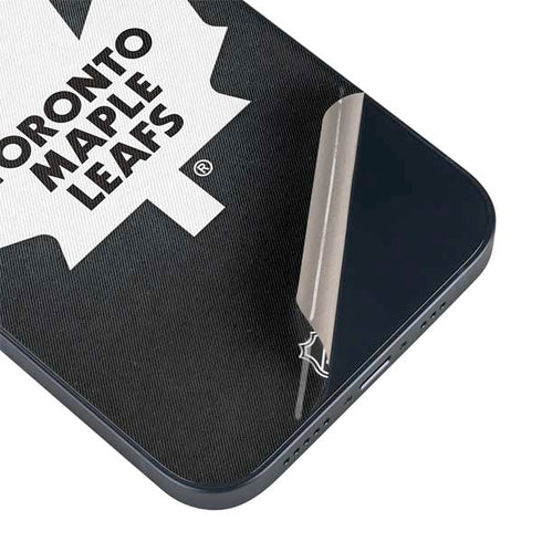NHL Toronto Maple Leafs Black Background iPhone 14 Skin