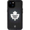 NHL Toronto Maple Leafs Black Background iPhone 15 Plus Waterproof Case