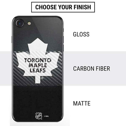NHL Toronto Maple Leafs Black Background iPhone SE (2nd & 3rd Gen) Skin