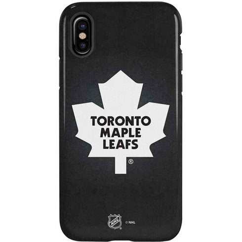 NHL Toronto Maple Leafs Black Background iPhone X Pro Case