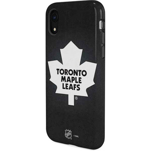 NHL Toronto Maple Leafs Black Background iPhone XR Pro Case