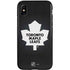 NHL Toronto Maple Leafs Black Background iPhone XS Pro Case