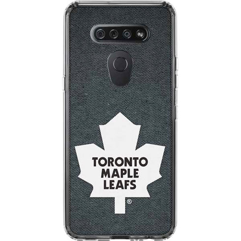 NHL Toronto Maple Leafs Black Background LG K51/Q51 Clear Case