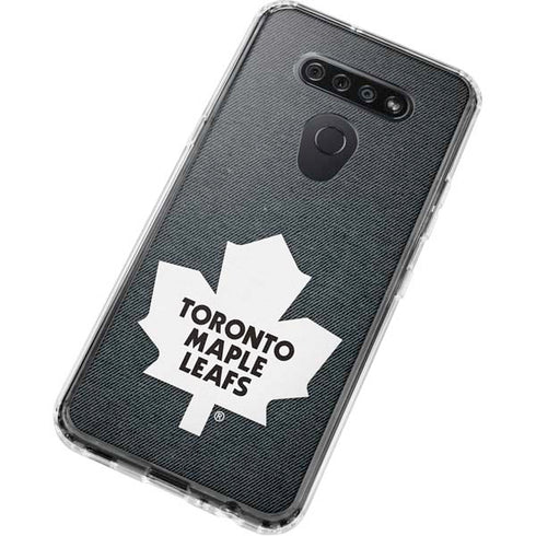 NHL Toronto Maple Leafs Black Background LG K51/Q51 Clear Case