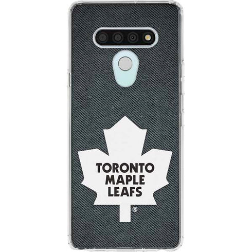 NHL Toronto Maple Leafs Black Background LG Stylo 6 Clear Case