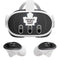 NHL Toronto Maple Leafs Black Background Meta Quest 3 Skin