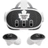 NHL Toronto Maple Leafs Black Background Meta Quest 3 Skin