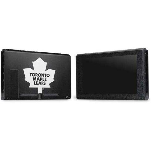 NHL Toronto Maple Leafs Black Background Nintendo Switch Bundle Skin