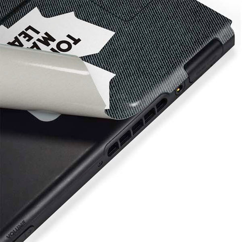 NHL Toronto Maple Leafs Black Background Nintendo Switch Bundle Skin