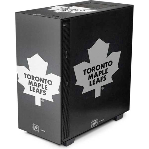 NHL Toronto Maple Leafs Black Background NZXT H510 Compact ATX Mid-Tower Case Skin