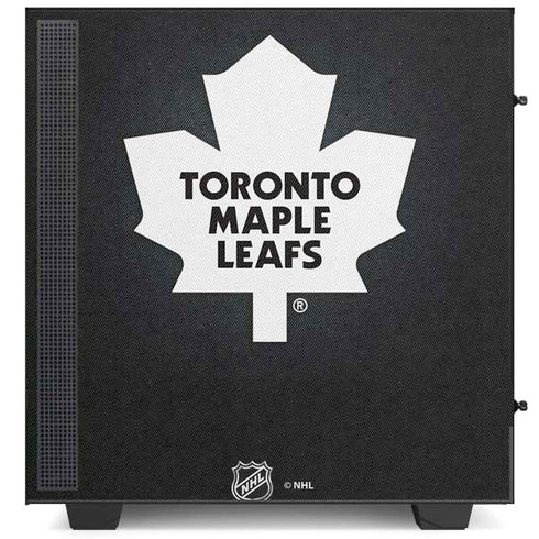 NHL Toronto Maple Leafs Black Background NZXT H510 Compact ATX Mid-Tower Case Skin