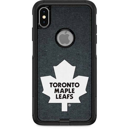NHL Toronto Maple Leafs Black Background Otterbox Commuter iPhone Skin