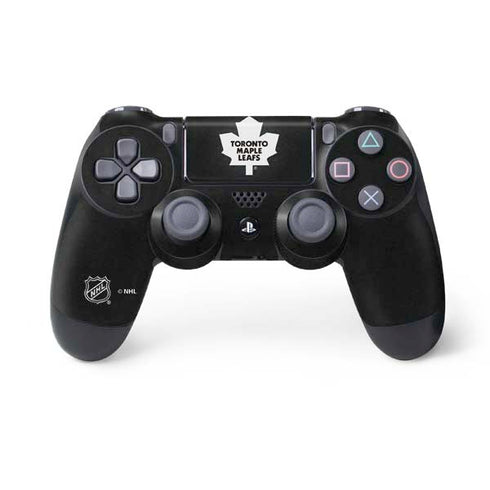 NHL Toronto Maple Leafs Black Background PS4 Controller Skin