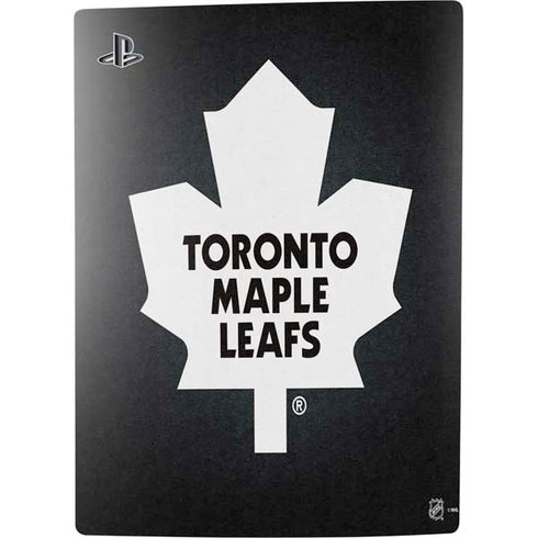NHL Toronto Maple Leafs Black Background PS5 Bundle Skin