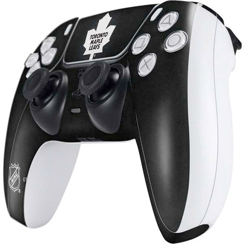 NHL Toronto Maple Leafs Black Background PS5 Controller Skin