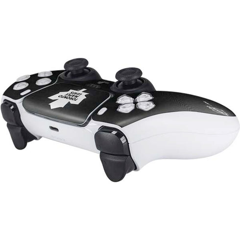 NHL Toronto Maple Leafs Black Background PS5 Controller Skin