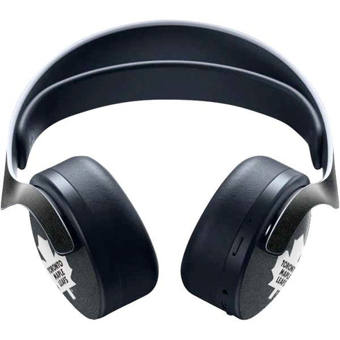 NHL Toronto Maple Leafs Black Background PULSE 3D Wireless Headset for PS5 Skin
