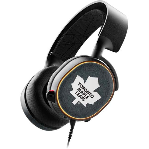 NHL Toronto Maple Leafs Black Background SteelSeries Arctis 5 Skin