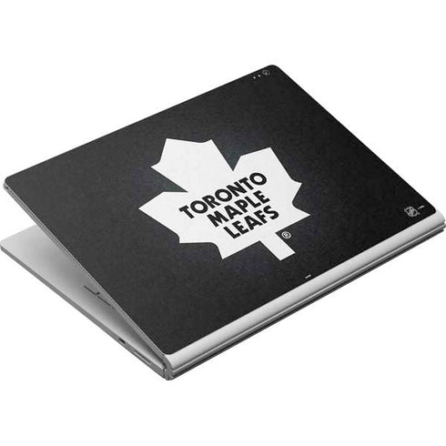 NHL Toronto Maple Leafs Black Background Surface Book Skin