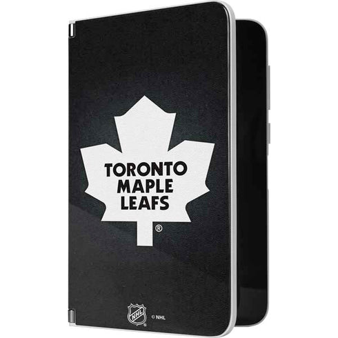 NHL Toronto Maple Leafs Black Background Surface Duo Skin