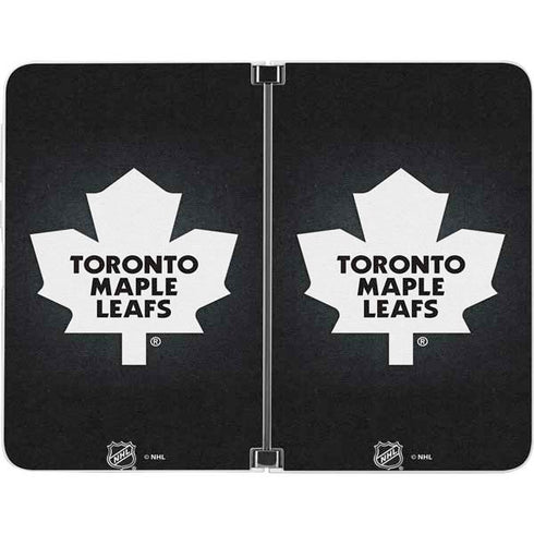 NHL Toronto Maple Leafs Black Background Surface Duo Skin