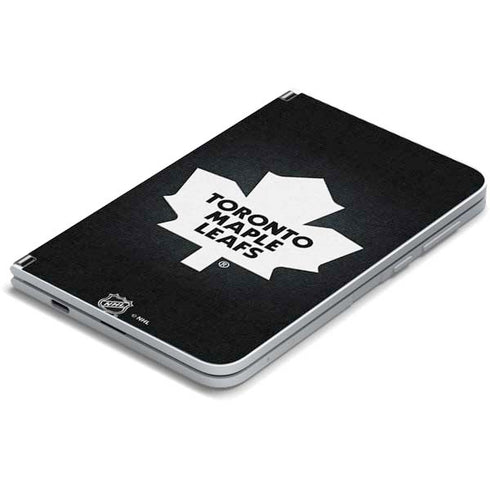 NHL Toronto Maple Leafs Black Background Surface Duo Skin