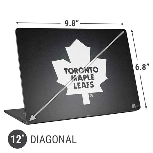 NHL Toronto Maple Leafs Black Background Universal Laptop 12in (9.8 x 6.8in) Skin