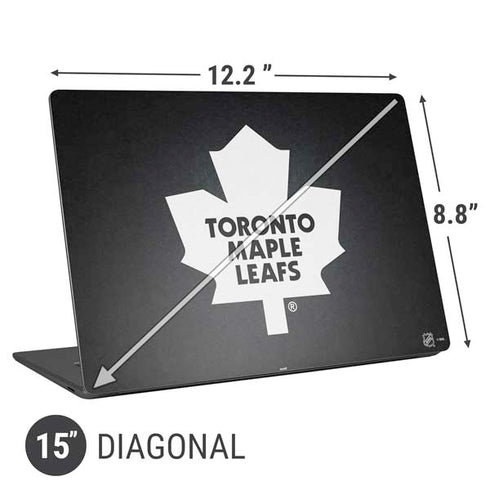 NHL Toronto Maple Leafs Black Background Universal Laptop 15in (12.2 x 8.8in) Skin