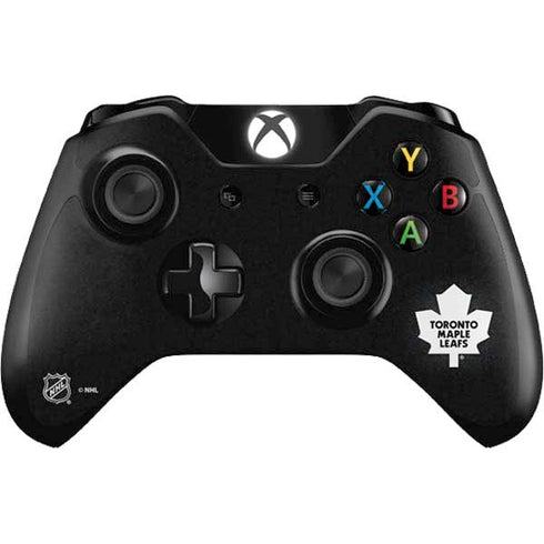 NHL Toronto Maple Leafs Black Background Xbox One Controller Skin