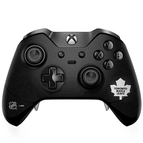 NHL Toronto Maple Leafs Black Background Xbox One Elite Controller Skin