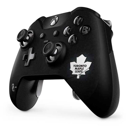 NHL Toronto Maple Leafs Black Background Xbox One Elite Controller Skin