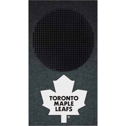 NHL Toronto Maple Leafs Black Background Xbox Series S Console Skin