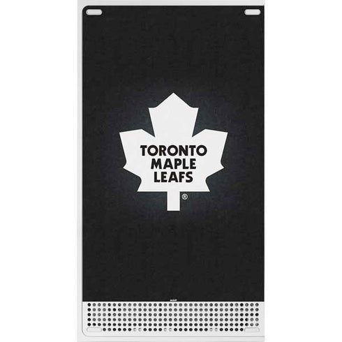 NHL Toronto Maple Leafs Black Background Xbox Series S Console Skin