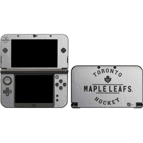 NHL Toronto Maple Leafs Black Text 3DS XL 2015 Skin