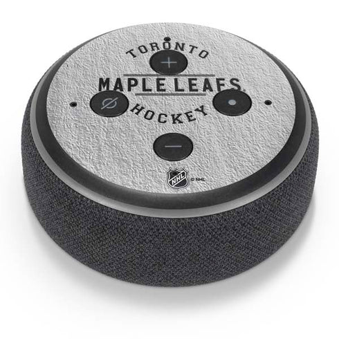 NHL Toronto Maple Leafs Black Text Amazon Echo Dot Skin