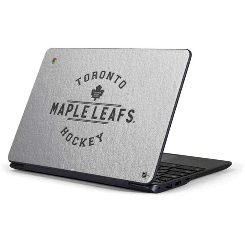 NHL Toronto Maple Leafs Black Text Samsung Chromebook Skin
