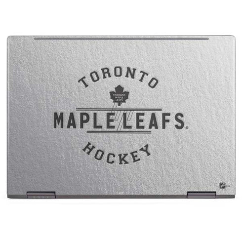 NHL Toronto Maple Leafs Black Text HP Envy Skin